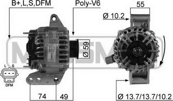 ERA 210361 - Генератор autospares.lv