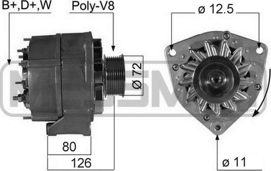 ERA 210307A - Генератор autospares.lv