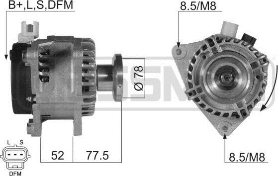 ERA 210330 - Генератор autospares.lv