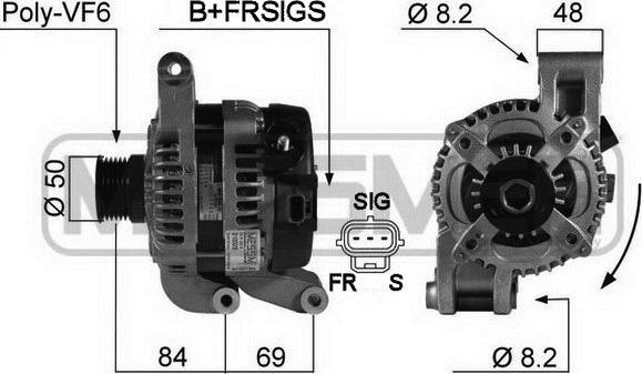 ERA 210328 - Генератор autospares.lv