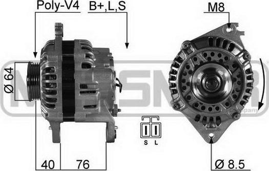 ERA 210375 - Генератор autospares.lv