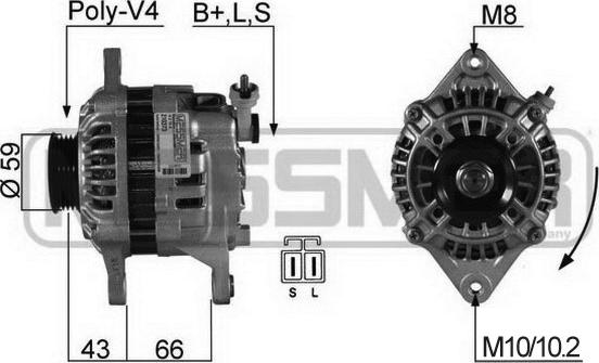 ERA 210373 - Генератор autospares.lv