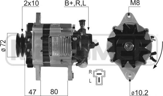 ERA 210250A - Генератор autospares.lv