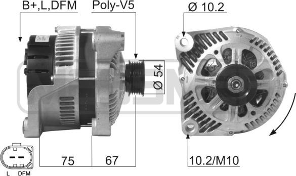 ERA 210260 - Генератор autospares.lv