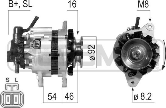 ERA 210262 - Генератор autospares.lv