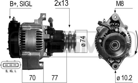 ERA 210267A - Генератор autospares.lv