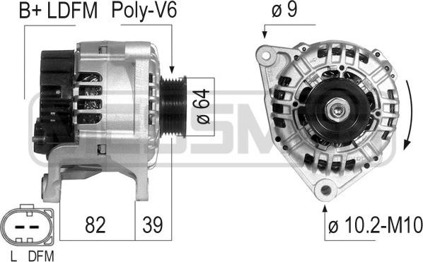 ERA 210200 - Генератор autospares.lv