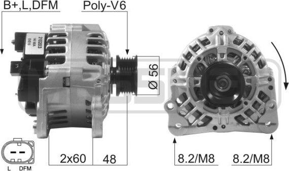 ERA 210203A - Генератор autospares.lv