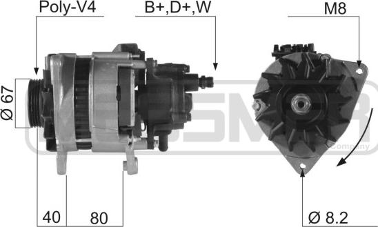 ERA 210210A - Генератор autospares.lv