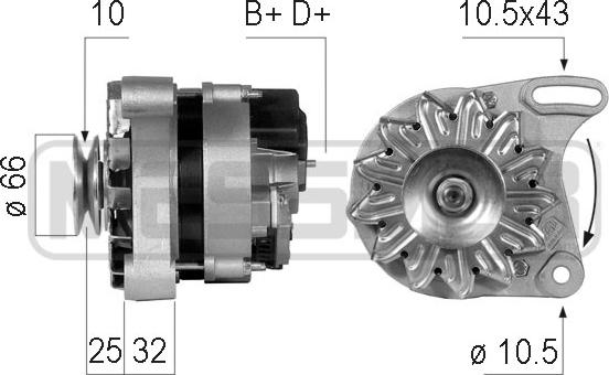 ERA 210213 - Генератор autospares.lv