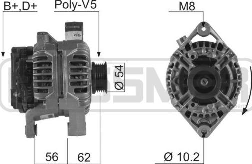 ERA 210227 - Генератор autospares.lv