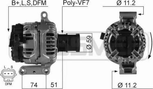 ERA 210278 - Генератор autospares.lv