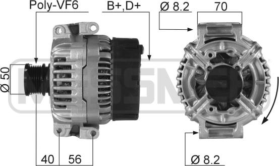 ERA 210272 - Генератор autospares.lv