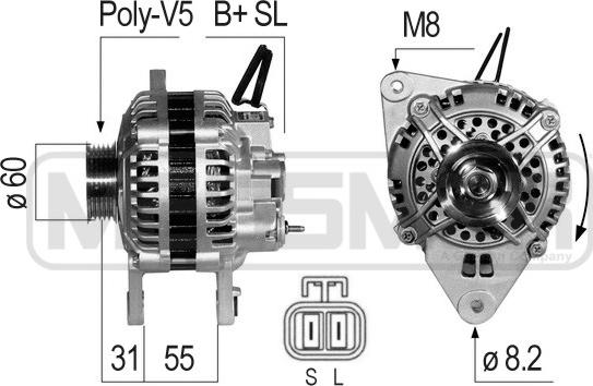 ERA 210799 - Генератор autospares.lv