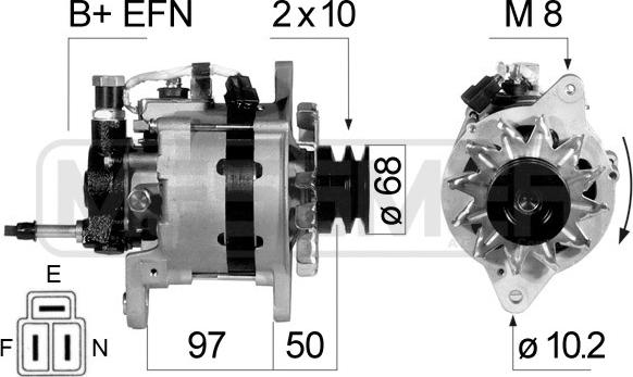 ERA 210797A - Генератор autospares.lv