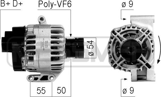 ERA 210748 - Генератор autospares.lv