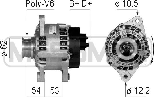 ERA 210759 - Генератор autospares.lv