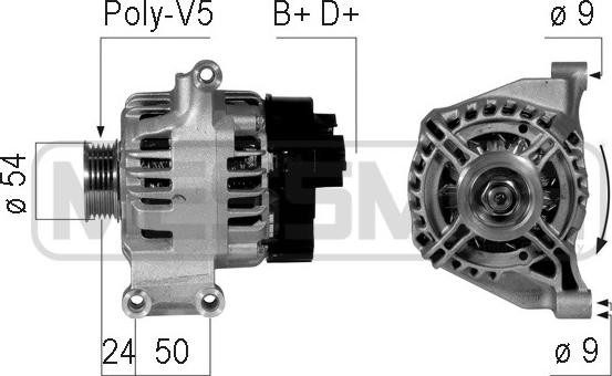 ERA 210755 - Генератор autospares.lv