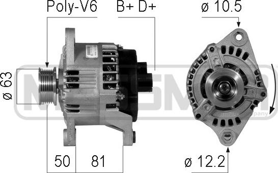 ERA 210760 - Генератор autospares.lv