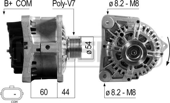 ERA 210700A - Генератор autospares.lv