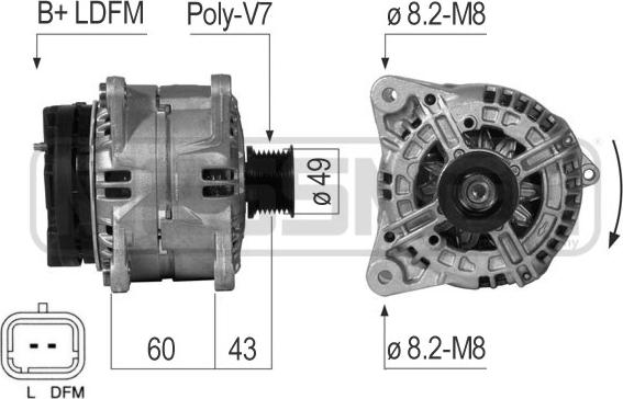 ERA 210719 - Генератор autospares.lv