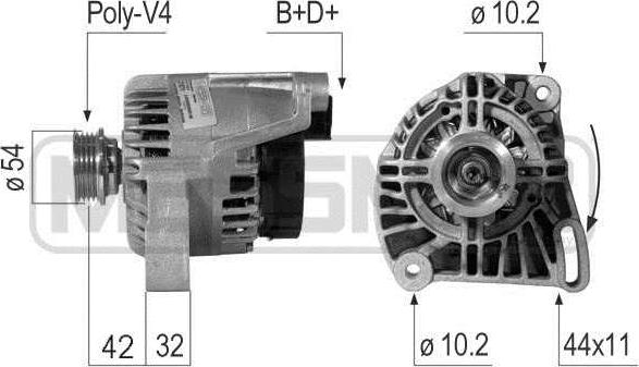 ERA 210711 - Генератор autospares.lv