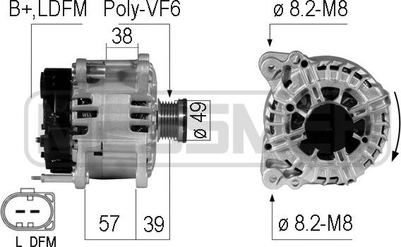 ERA 210718 - Генератор autospares.lv