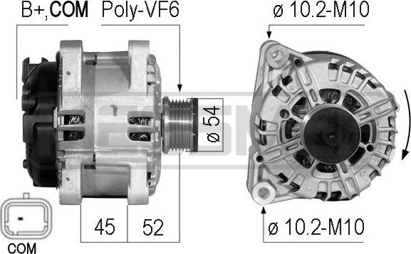 ERA 210717 - Генератор autospares.lv