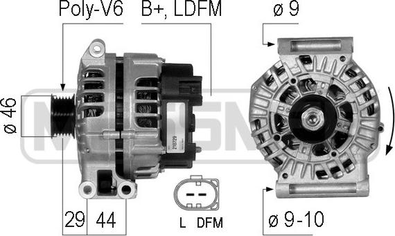 ERA 210729 - Генератор autospares.lv