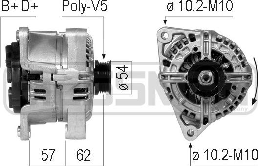 ERA 210774 - Генератор autospares.lv