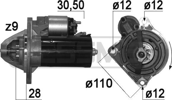 ERA 220914 - Стартер autospares.lv