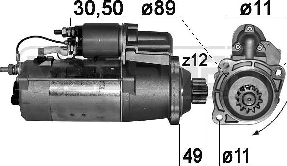 ERA 220916 - Стартер autospares.lv