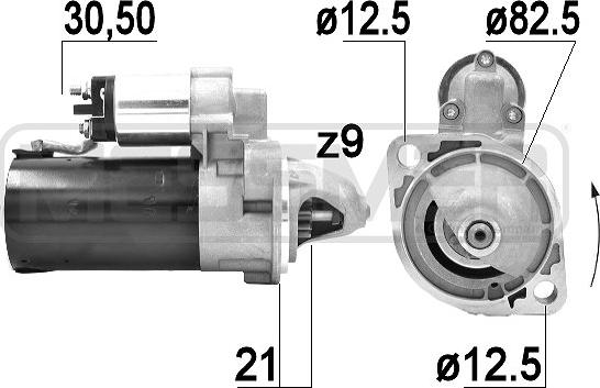 ERA 220911 - Стартер autospares.lv