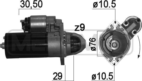 ERA 220913A - Стартер autospares.lv