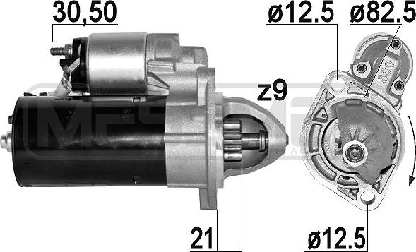 ERA 220912 - Стартер autospares.lv