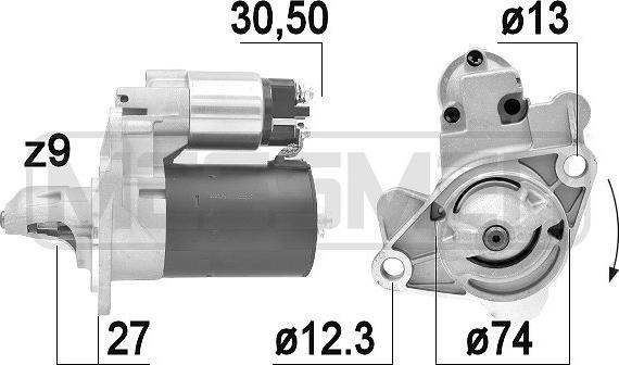 ERA 220917A - Стартер autospares.lv