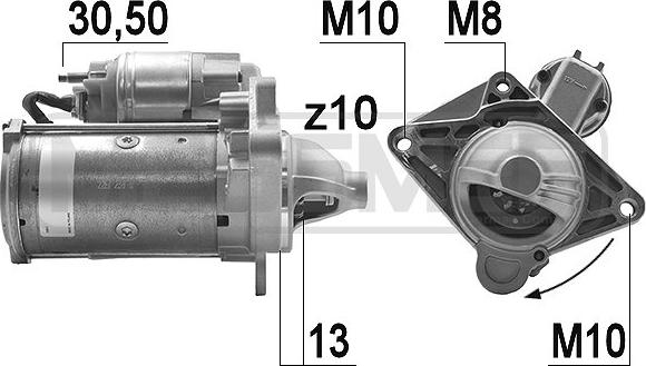 ERA 220980 - Стартер autospares.lv