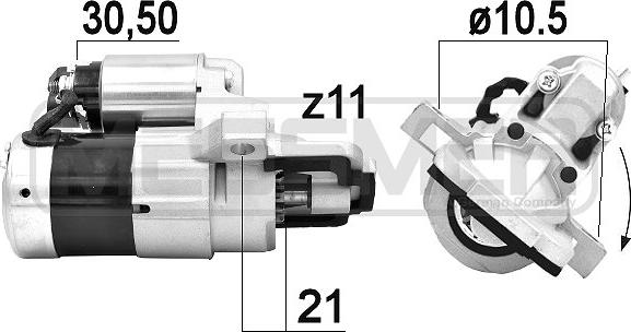 ERA 220921A - Стартер autospares.lv