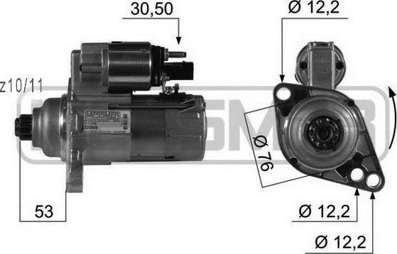 ERA 220449 - Стартер autospares.lv