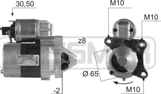 ERA 220441 - Стартер autospares.lv