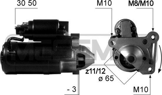 ERA 220458A - Стартер autospares.lv