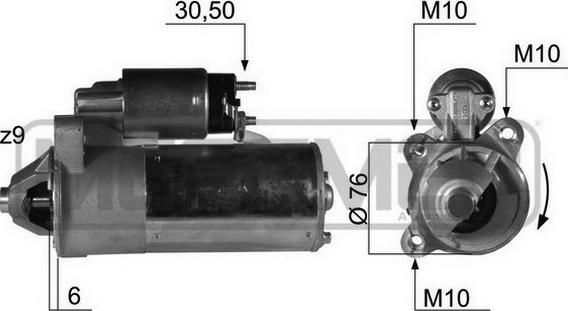 ERA 220415 - Стартер autospares.lv