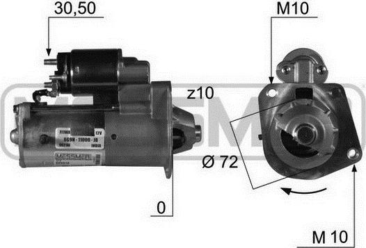 ERA 220418 - Стартер autospares.lv