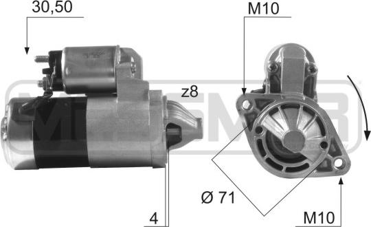 ERA 220481A - Стартер autospares.lv