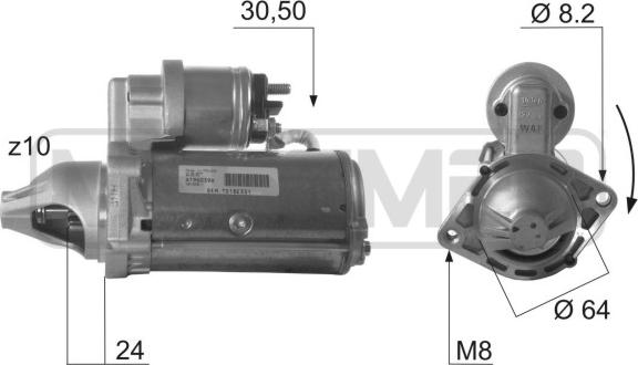 ERA 220432A - Стартер autospares.lv