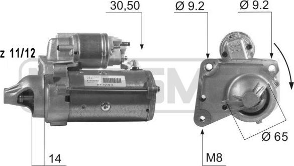 ERA 220429A - Стартер autospares.lv