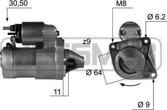 ERA 220421 - Стартер autospares.lv