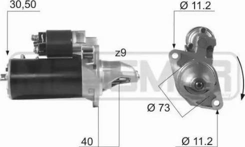 ERA 220479 - Стартер autospares.lv