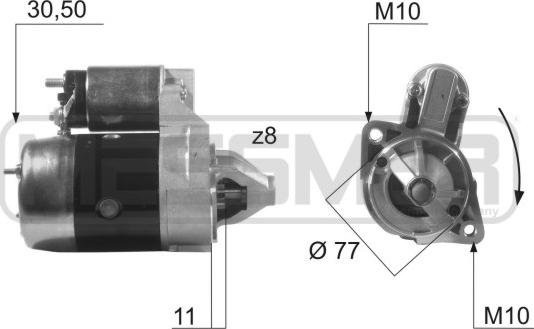 ERA 220475A - Стартер autospares.lv