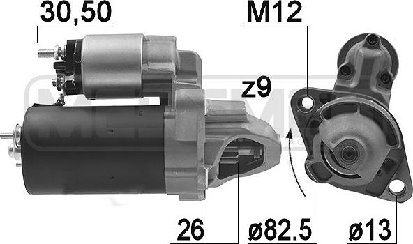 ERA 220476 - Стартер autospares.lv